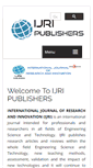 Mobile Screenshot of ijripublishers.com